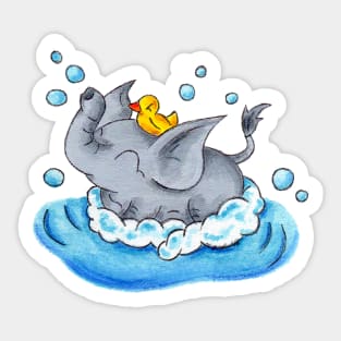 Bubble Bath Buddy Sticker